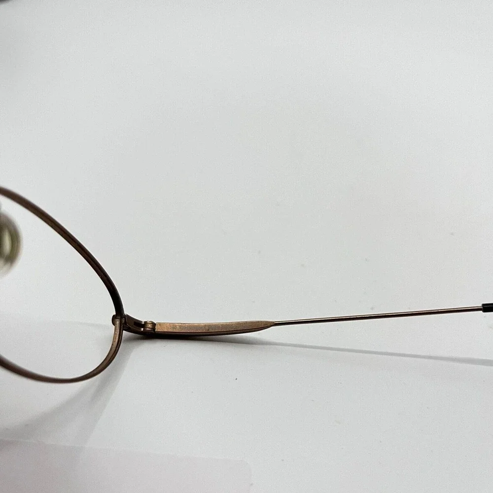 FENDI FENDISSIME‎ Rare Gold Metal glasses F123 COL 884 49/19-140 mm H7263